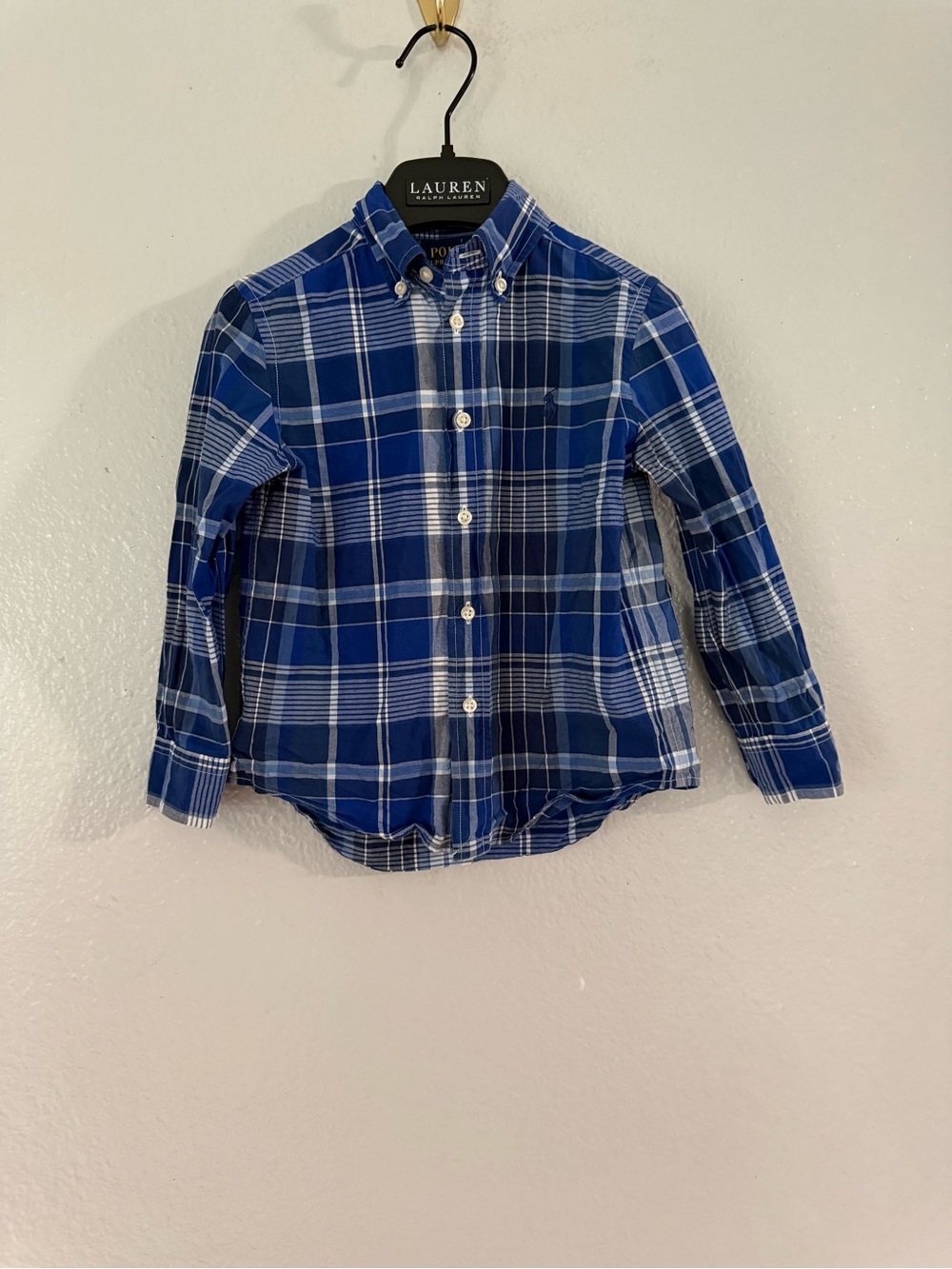 Polo Ralph Lauren Toddler Boy Summer Button Down Shirt Size: 4